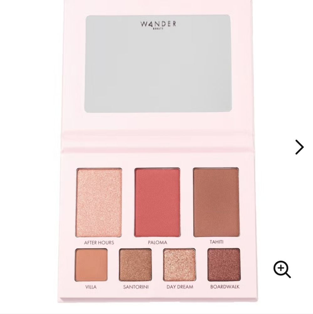 Wander BEAUTY Makeup Palette ISLAND hop with Pink and Brown Shades